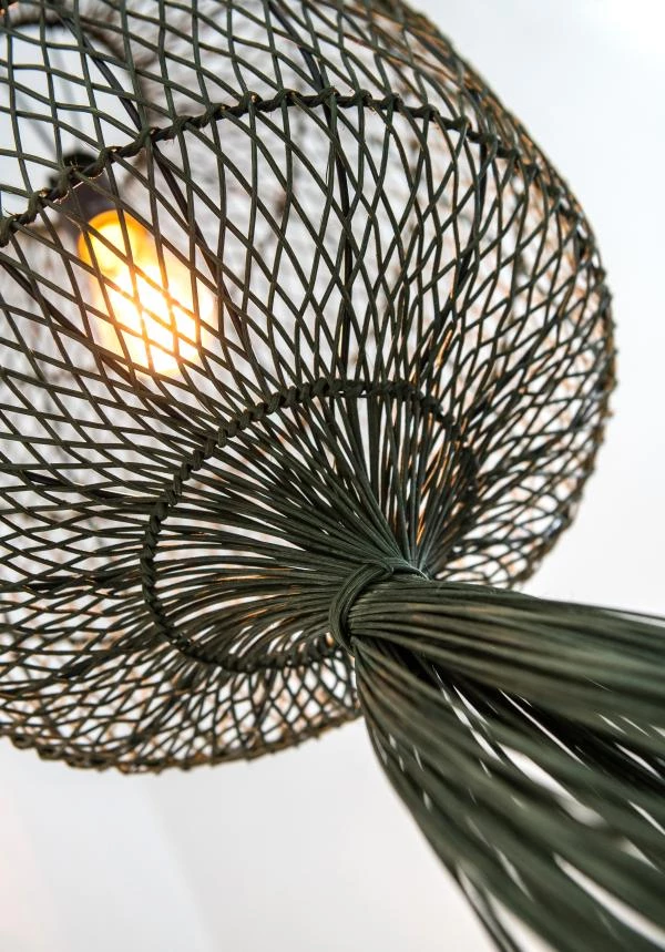 Lucide GARVE - Hanglamp - Ø 40 cm - 1xE27 - Groen - sfeer 2